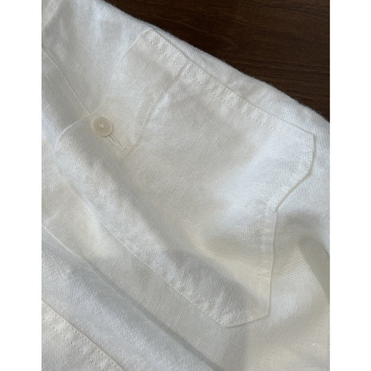 Damen Weite Leinen-Hose Nord Taschen
