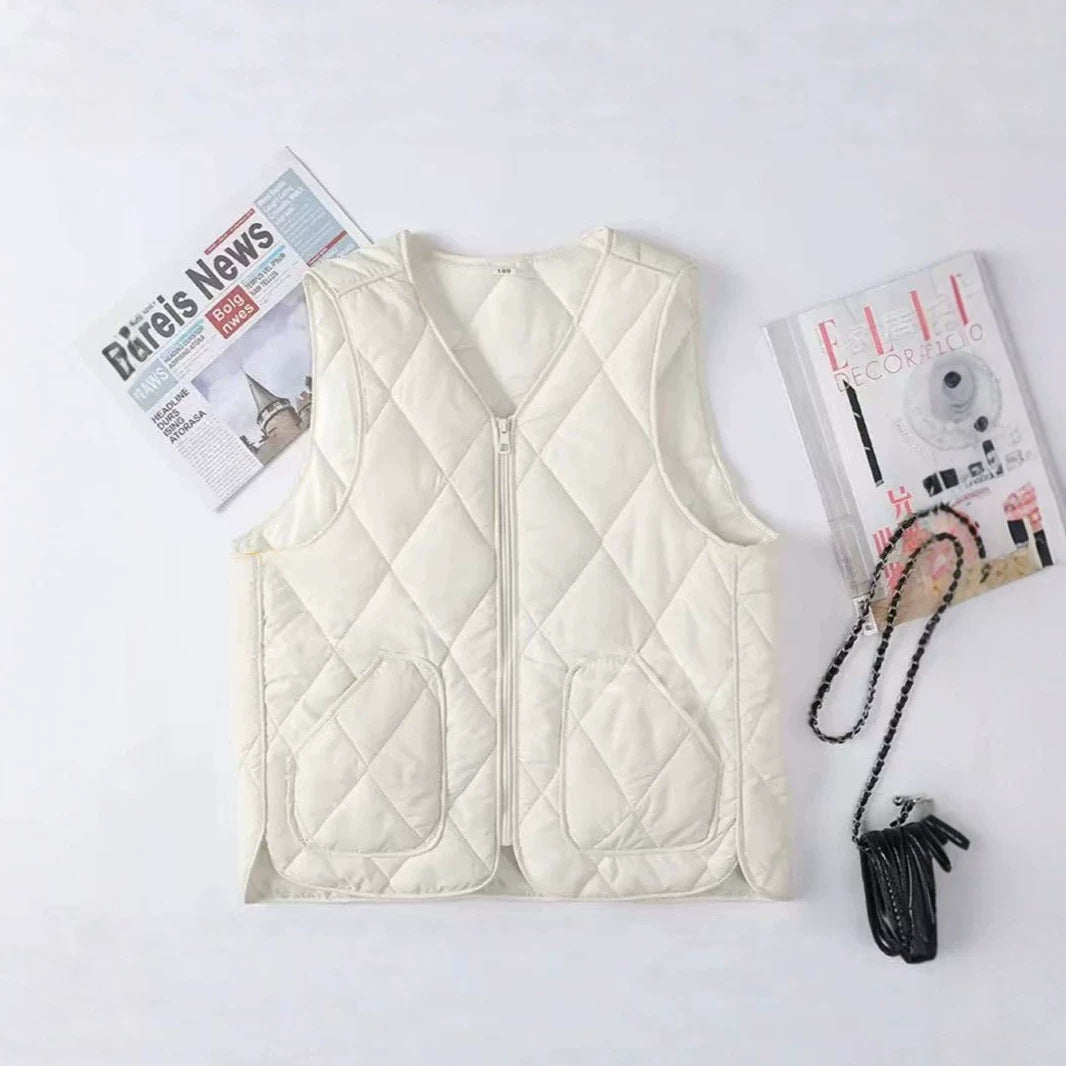 Damen Modische Steppweste Nord Taschen