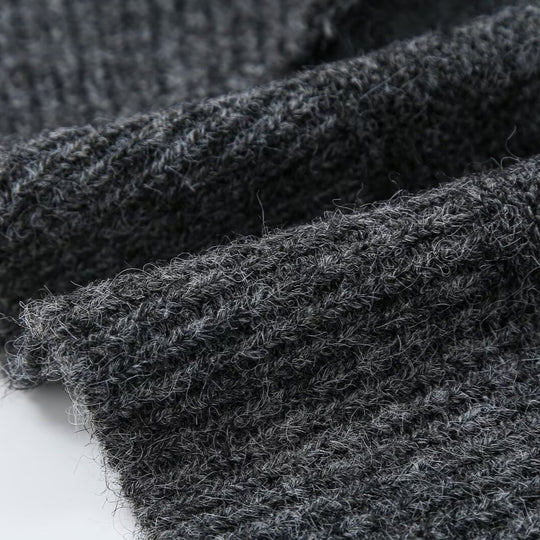 Damen Oversize Strickcardigan mit tiefem V‑Ausschnitt und breitem Rippbündchen Nord Taschen