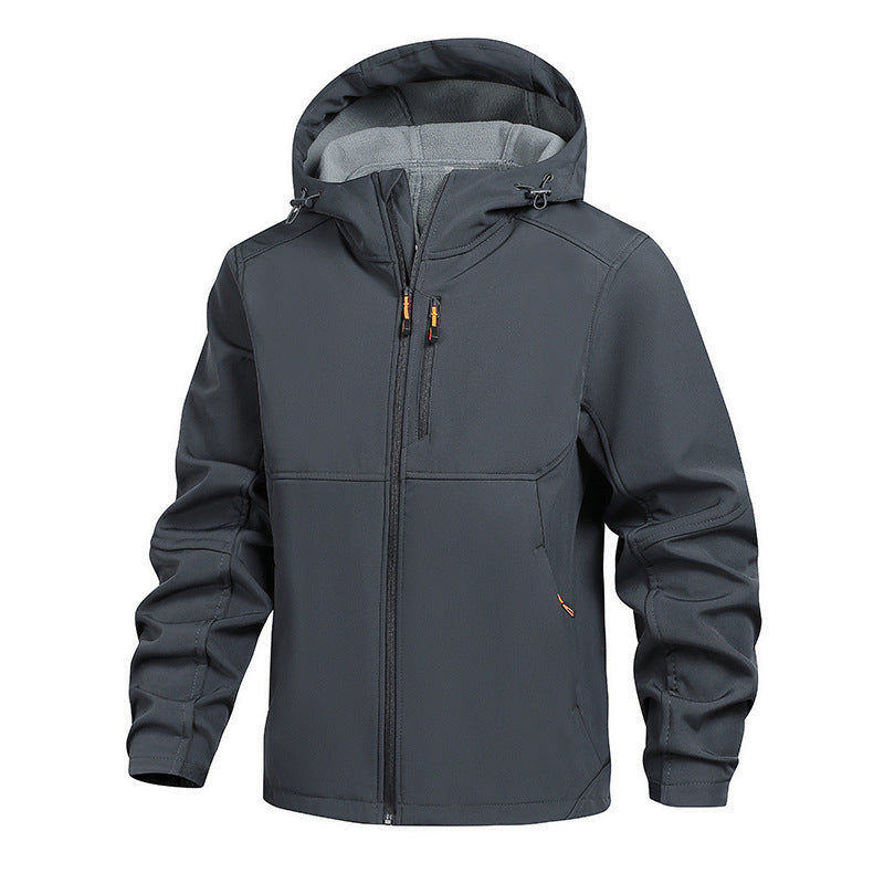 Herren Praktische und Stylische Übergangsjacke mit Kapuze Nord Taschen