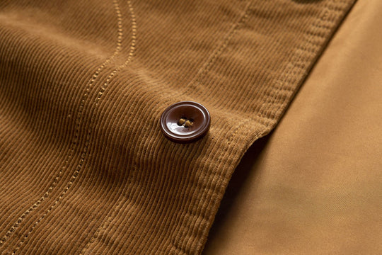 Herren Kordjacke im Worker-Stil mit gesteppter Innenfütterung Nord Taschen