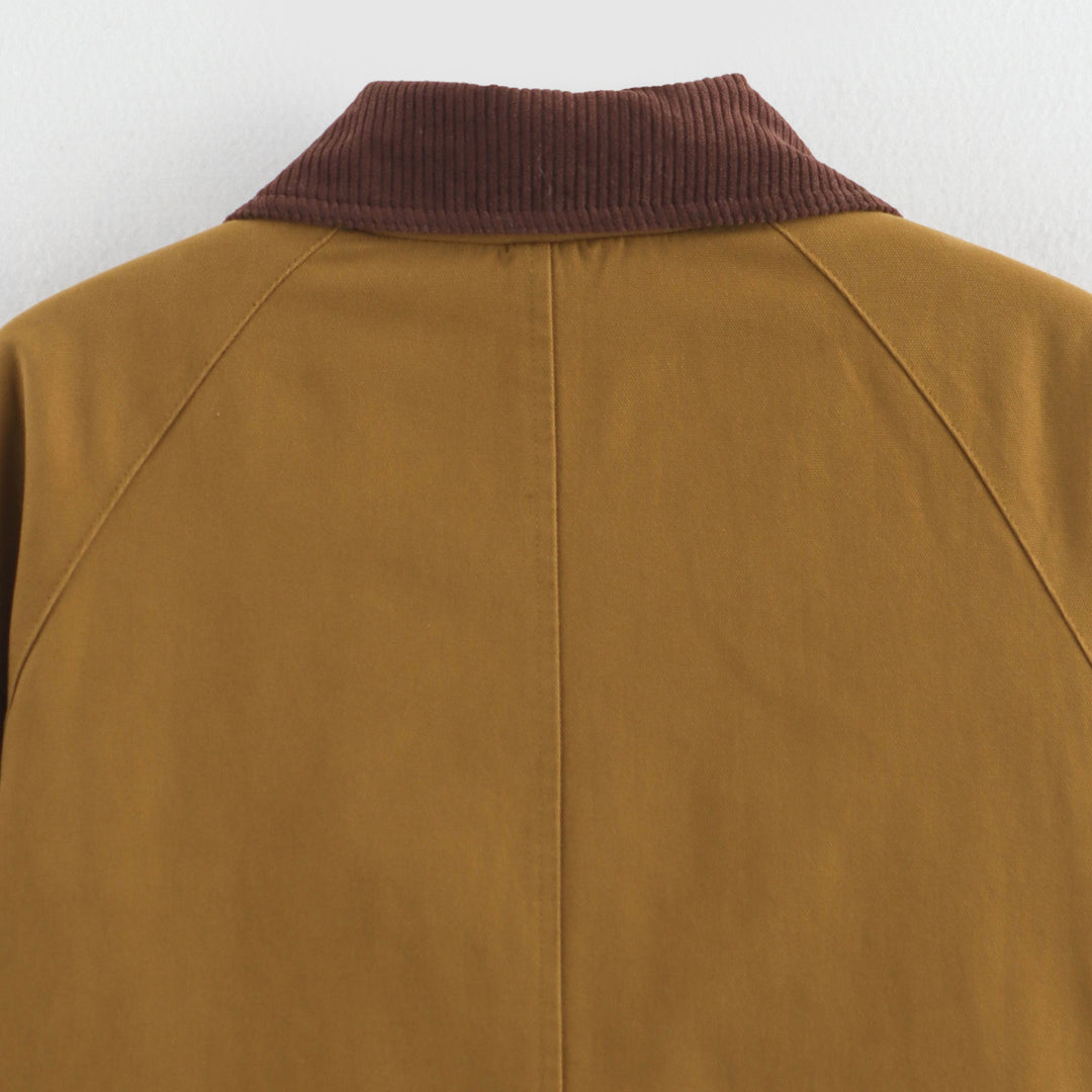 Damen Boxy Fieldjacke mit Cordkragen, Knebelverschlüssen und großen Klappentaschen Nord Taschen