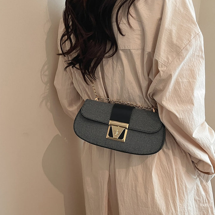 Damen elegante Umhängetasche mit verstellbarem Kettenriemen Nord Taschen