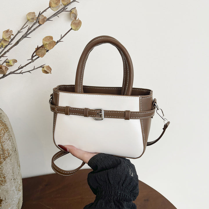 Damen elegante Mini-Handtasche mit doppeltem Tragegriff und abnehmbarer Schulterkette Nord Taschen