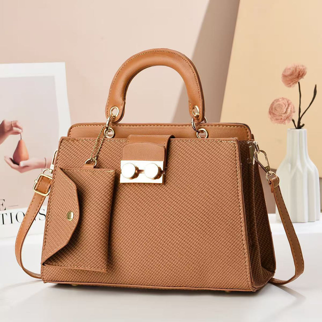 Damen elegante Handtasche mit strukturiertem Design Nord Taschen