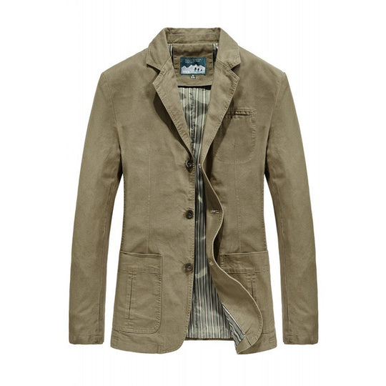 Herren lässiges Baumwollblazer Nord Taschen