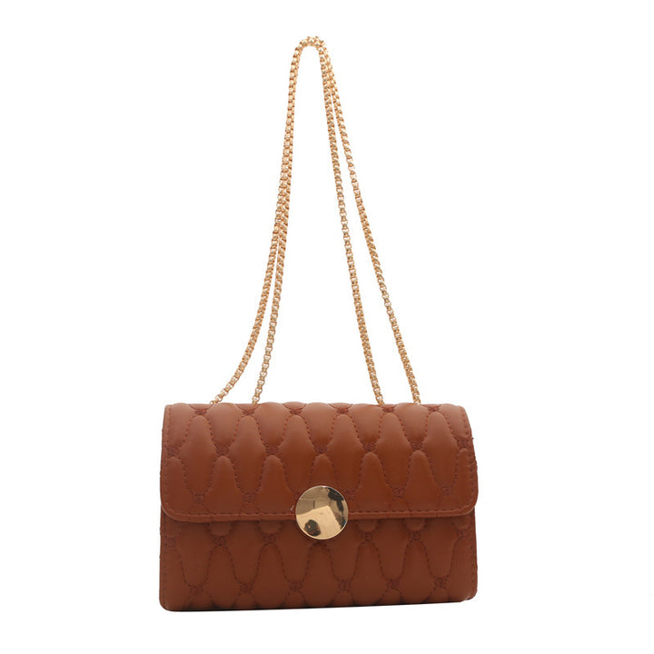 Damen Clutch-Tasche aus hochwertigem Leder mit Kettenriemen Nord Taschen