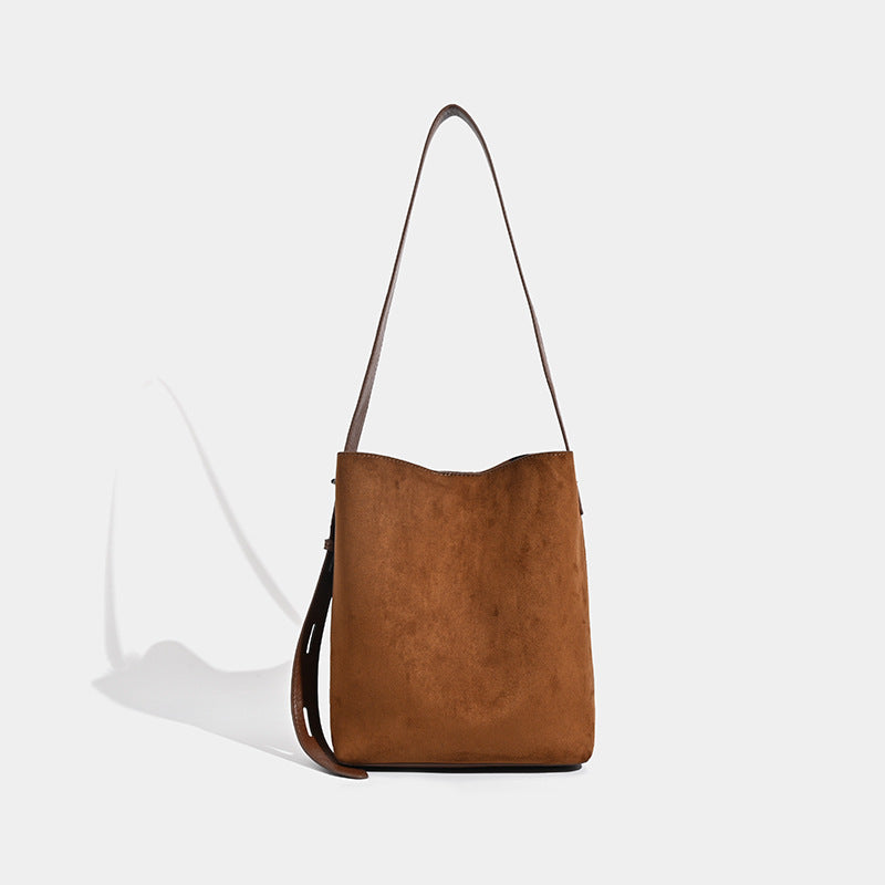 Damen Umhängetasche aus weichem Wildleder Nord Taschen