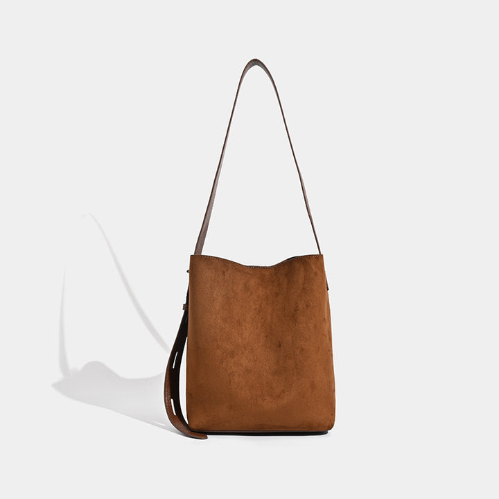 Damen Umhängetasche aus weichem Wildleder Nord Taschen