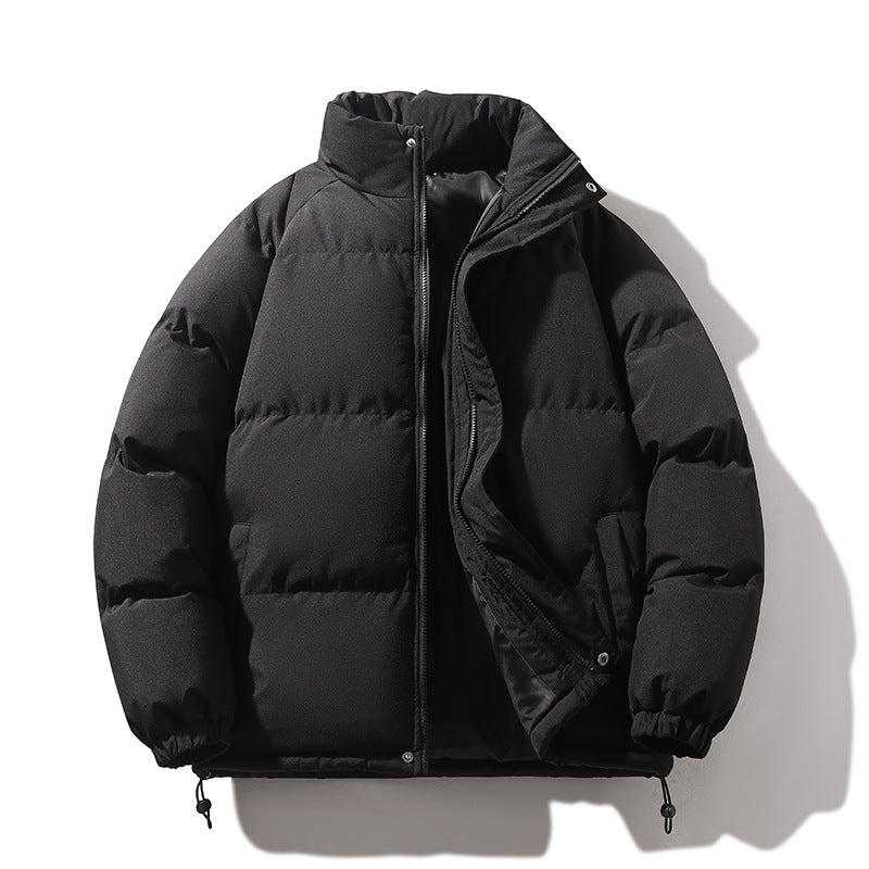 Unisex Wattierte Steppjacke aus Daunenimitat mit hohem Kragen und Kordelzug Nord Taschen