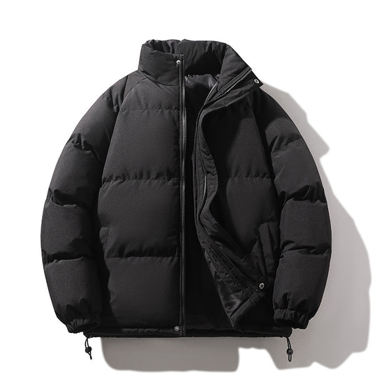 Unisex Wattierte Steppjacke aus Daunenimitat mit hohem Kragen und Kordelzug Nord Taschen