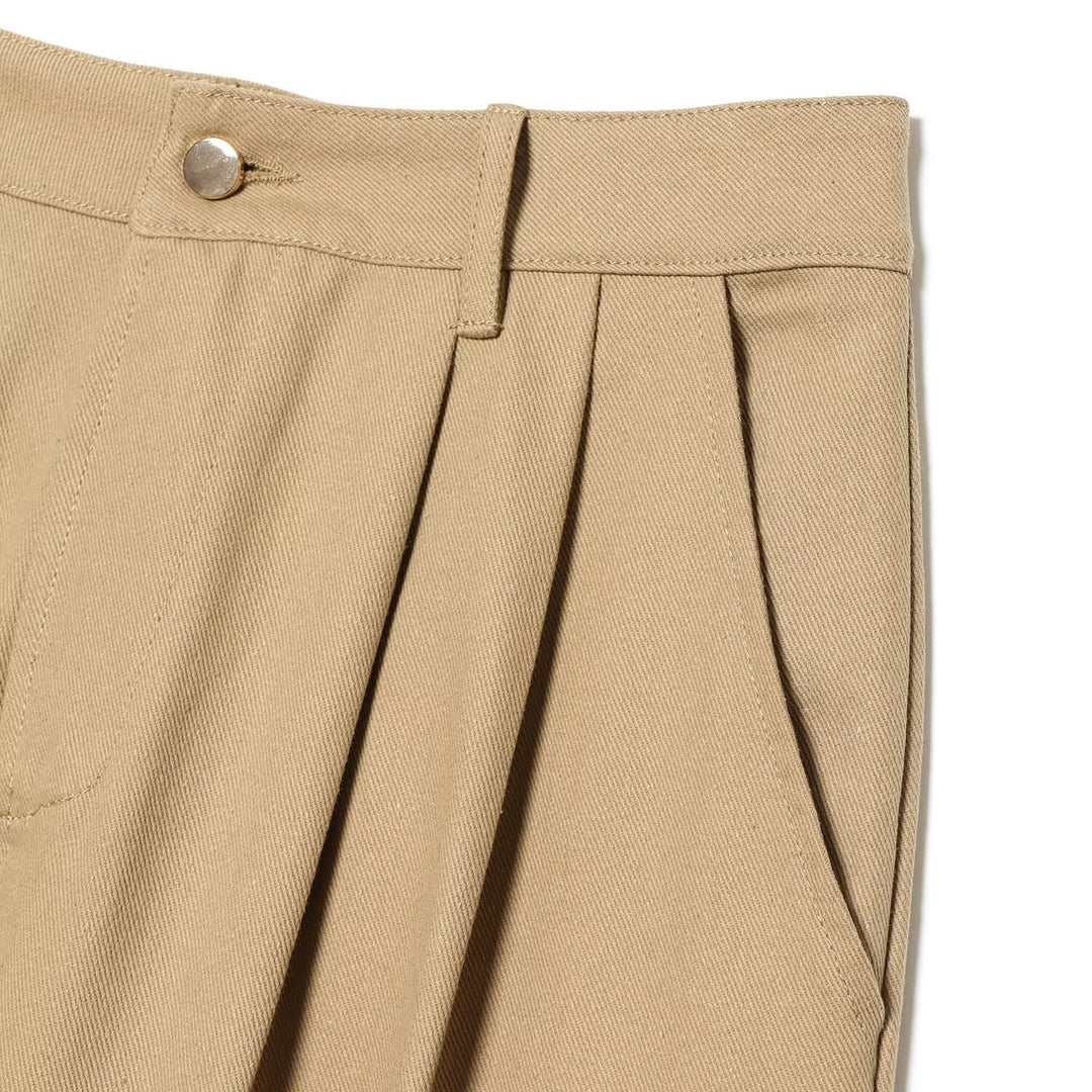 Damen Weite High-Waist Bundfaltenhose Nord Taschen