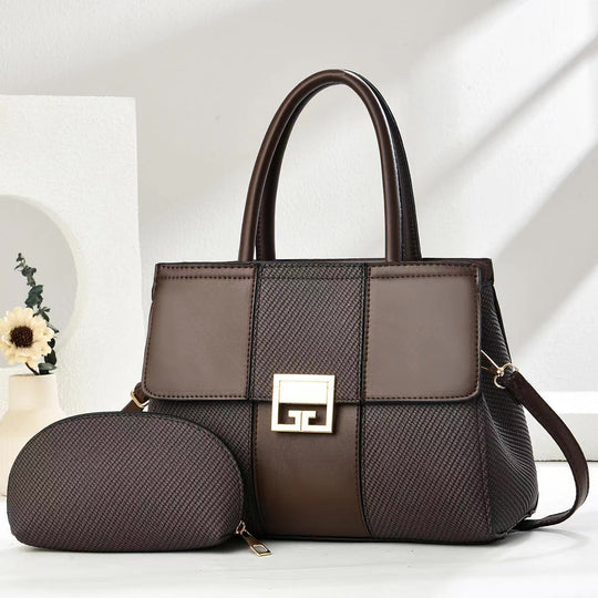 Damen elegante Handtasche mit abnehmbarer Kosmetiktasche Nord Taschen