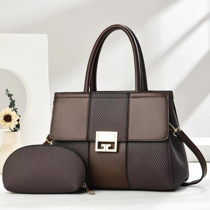 Damen elegante Handtasche mit abnehmbarer Kosmetiktasche Nord Taschen