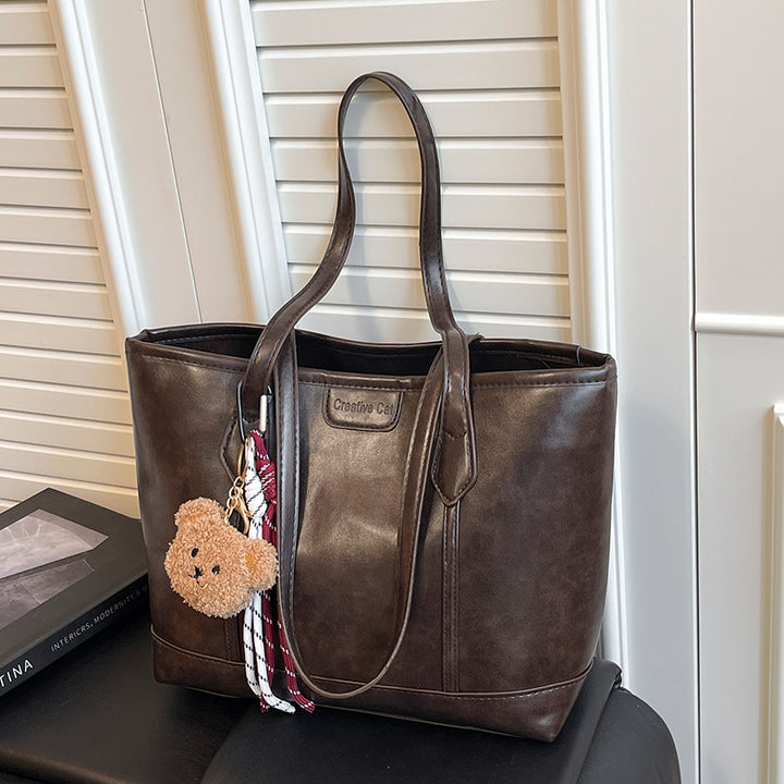 Damen Tragetasche aus hochwertigem Kunstleder mit eleganter Struktur Nord Taschen