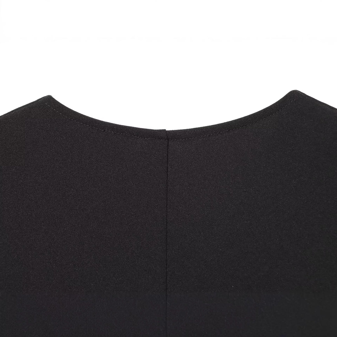 Damen Boxy-Knopfleistenbluse mit V-Ausschnitt und lässiger Oversize-Passform Nord Taschen
