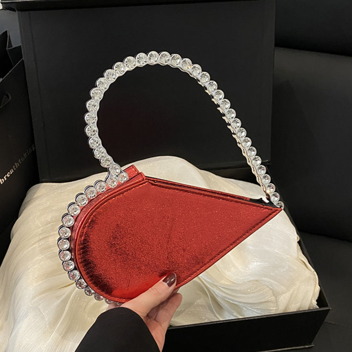 Damen Handtasche mit glitzerndem Kettenriemen Nord Taschen