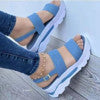 Damen Wedge-Sandalen mit komfortablem Fußbett und verstellbarem Riemendesign Nord Taschen