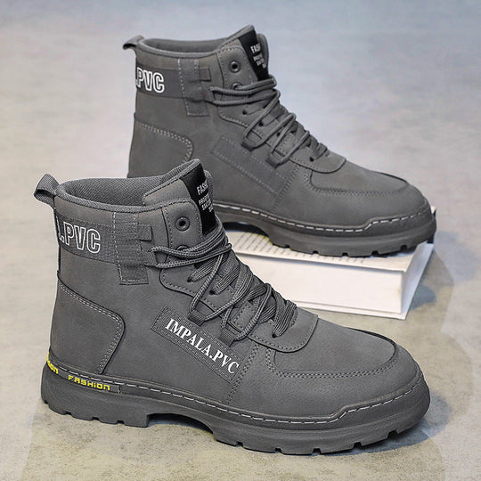 Damen Hohe Sicherheitsstiefel mit rutschfester Sohle und trendigem Design