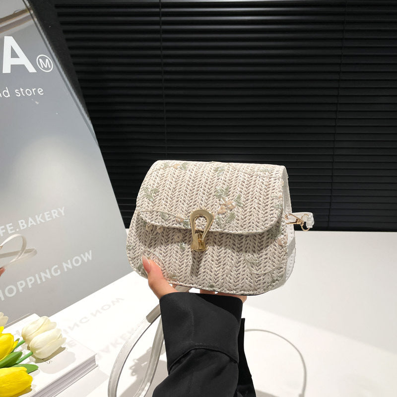 Damen Schultertasche mit kunstvoll gewebtem Design Nord Taschen