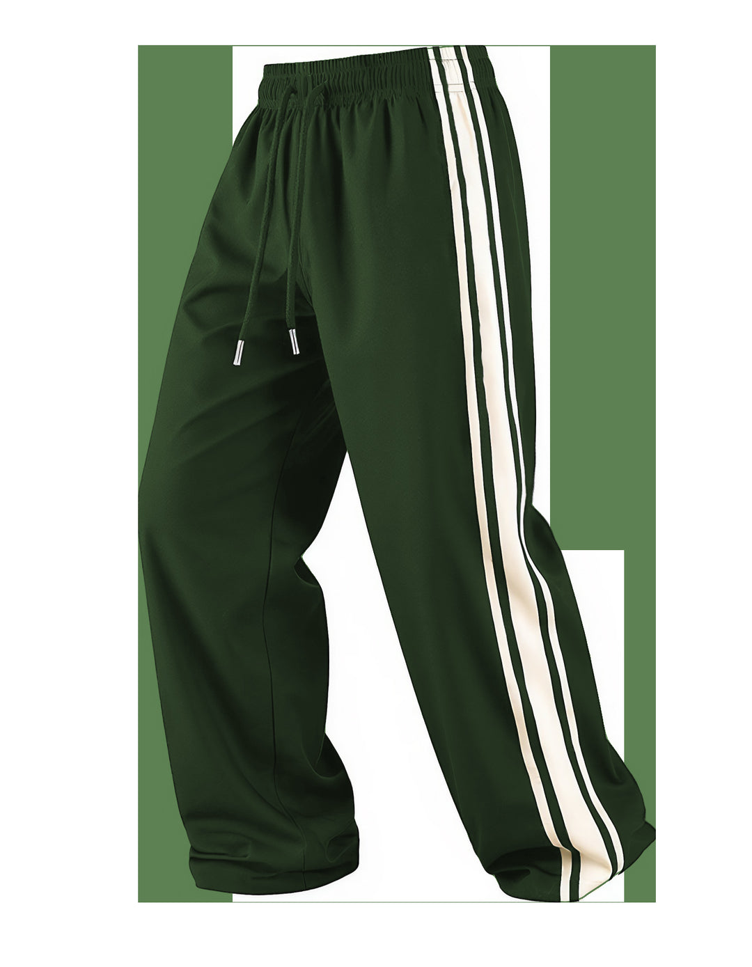Herren Weite Trainingshose mit elastischem Tunnelzugbund, seitlichem Kontraststreifen & lockerem Baggy‑Schnitt Nord Taschen