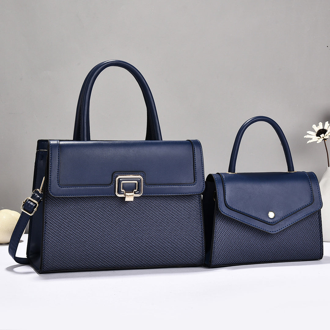 Damen Handtaschen-Set mit strukturiertem Design und eleganter Mini-Umhängetasche Nord Taschen