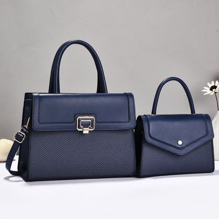 Damen Handtaschen-Set mit strukturiertem Design und eleganter Mini-Umhängetasche Nord Taschen