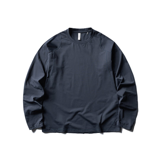 Unisex Leichter technischer Longsleeve mit Rundhalsausschnitt, Raglanärmeln und atmungsaktivem Funktionsmaterial Nord Taschen