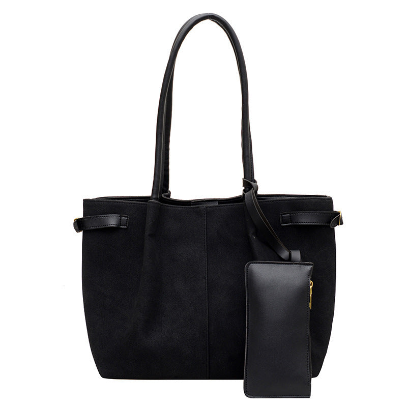 Damen modische Tragetasche aus hochwertigem Kunstleder mit abnehmbarem Mini-Organizer Nord Taschen