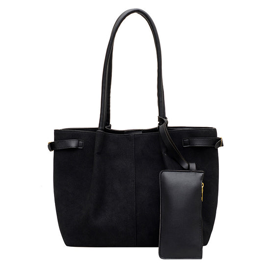 Damen modische Tragetasche aus hochwertigem Kunstleder mit abnehmbarem Mini-Organizer Nord Taschen