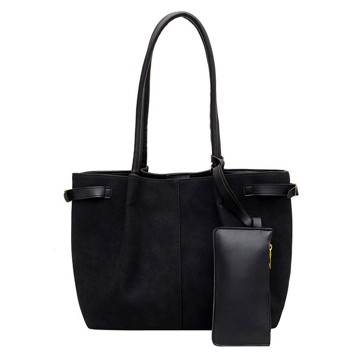 Damen modische Tragetasche aus hochwertigem Kunstleder mit abnehmbarem Mini-Organizer Nord Taschen