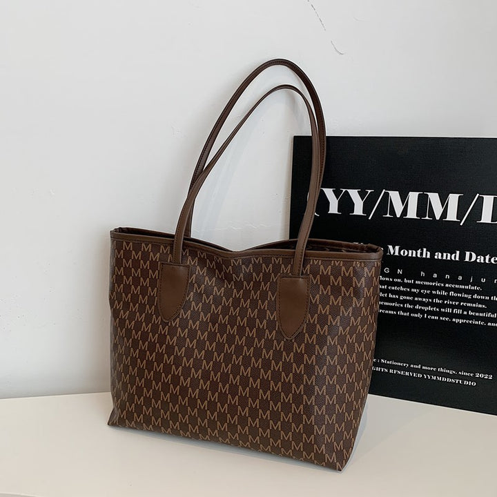 Damen Tote-Bag aus hochwertigem, strapazierfähigem Material mit elegantem Monogramm Nord Taschen