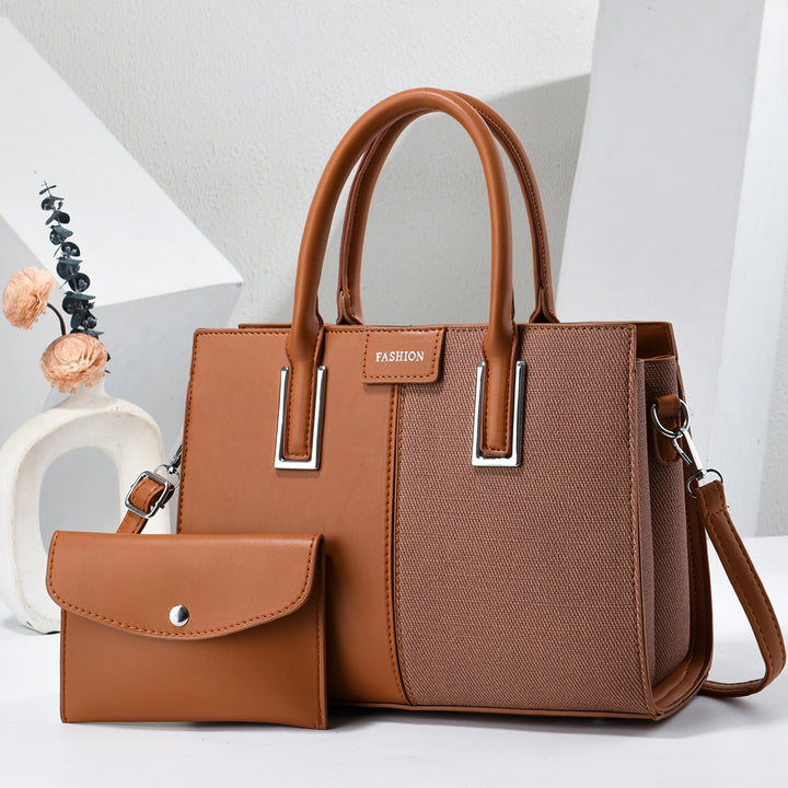 Damen hochwertige Handtasche mit abnehmbarem Portemonnaie Nord Taschen