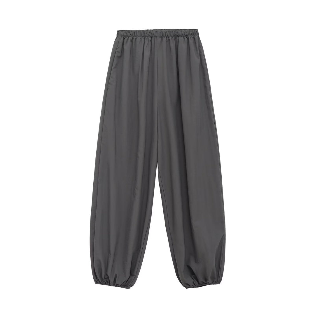 Damen Leichtgewichtige Ballonhose mit elastischem Bund und Kordelabschluss Nord Taschen