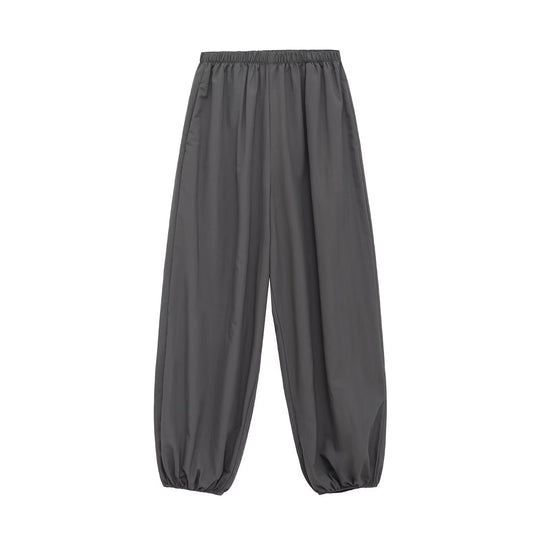 Damen Leichtgewichtige Ballonhose mit elastischem Bund und Kordelabschluss Nord Taschen