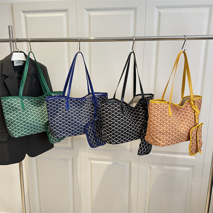 Damen elegante Einkaufstasche mit modernem Muster Nord Taschen
