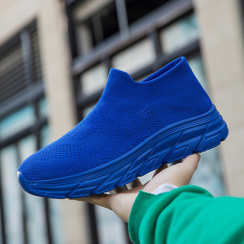 Damen Hochleistungs-Sneaker mit flexiblem Strick-Obermaterial und dämpfender Sohle