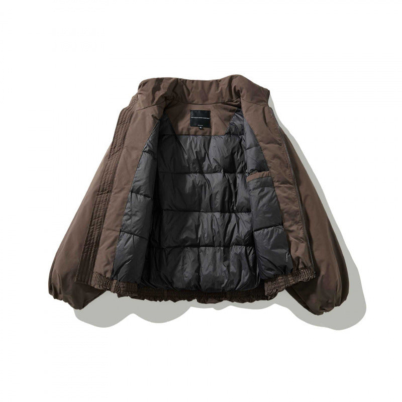 Unisex Kurz geschnittene wattierte Jacke mit Ballonärmeln und hohem Stehkragen Nord Taschen