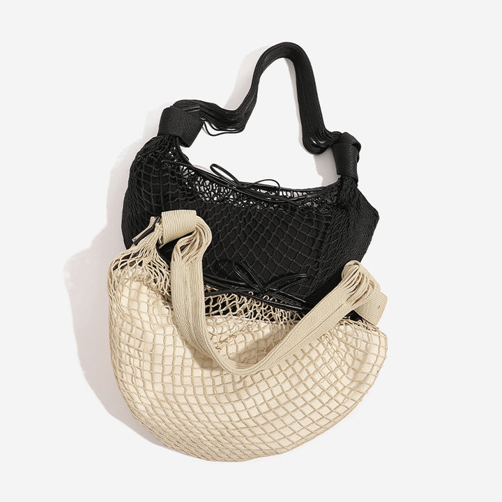 Damen Stricktragetasche mit praktischem Kordelzug Nord Taschen