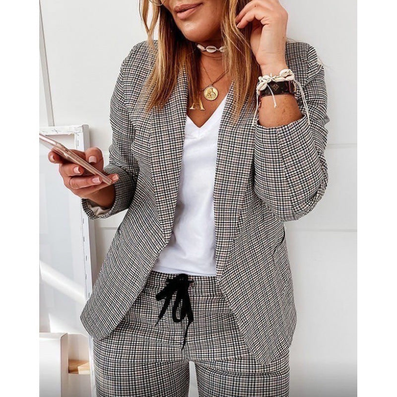Damen Blazer und Hose Set