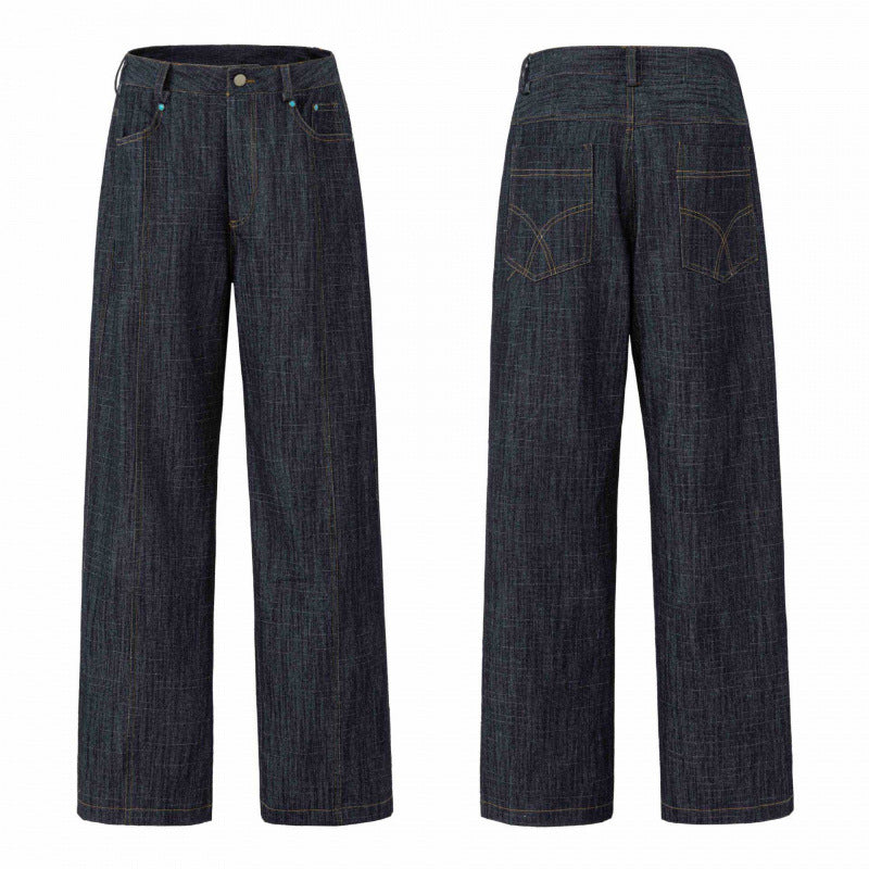 Damen Highwaist-Jeanshose mit weitem Bein, gerader Silhouette und Five-Pocket-Design Nord Taschen