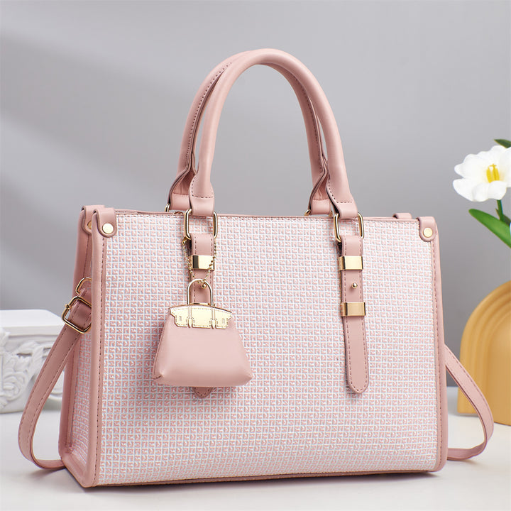 Damen strukturierte Handtasche mit abnehmbarer Mini-Tasche Nord Taschen