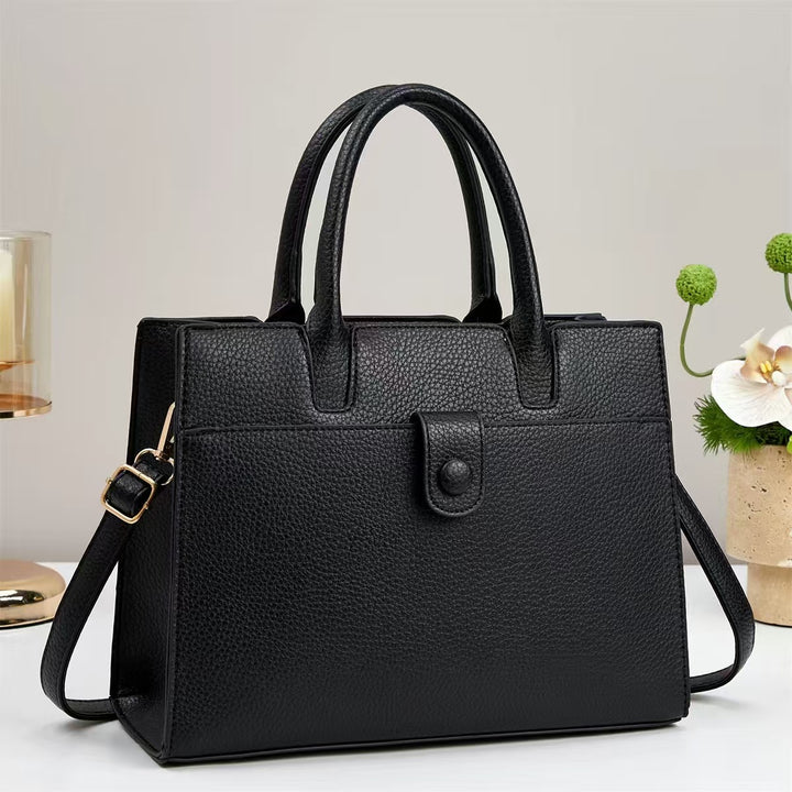 Damen strukturierte Handtasche mit abnehmbaren Tragegriffen Nord Taschen