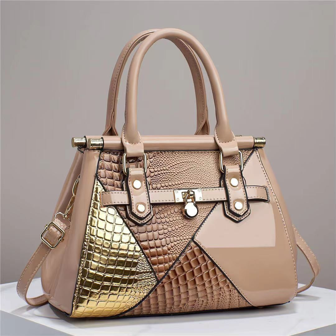 Damen Handtasche mit geometrischem Design und luxuriösen Materialien Nord Taschen