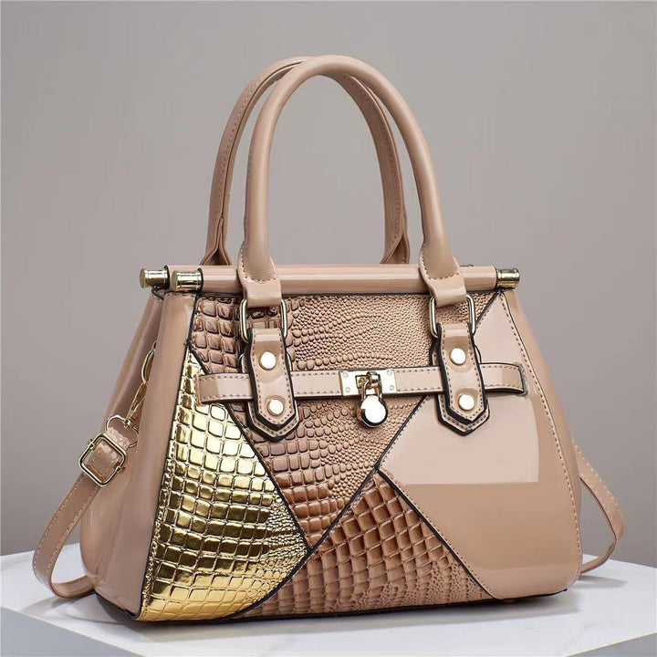 Damen Handtasche mit geometrischem Design und luxuriösen Materialien Nord Taschen
