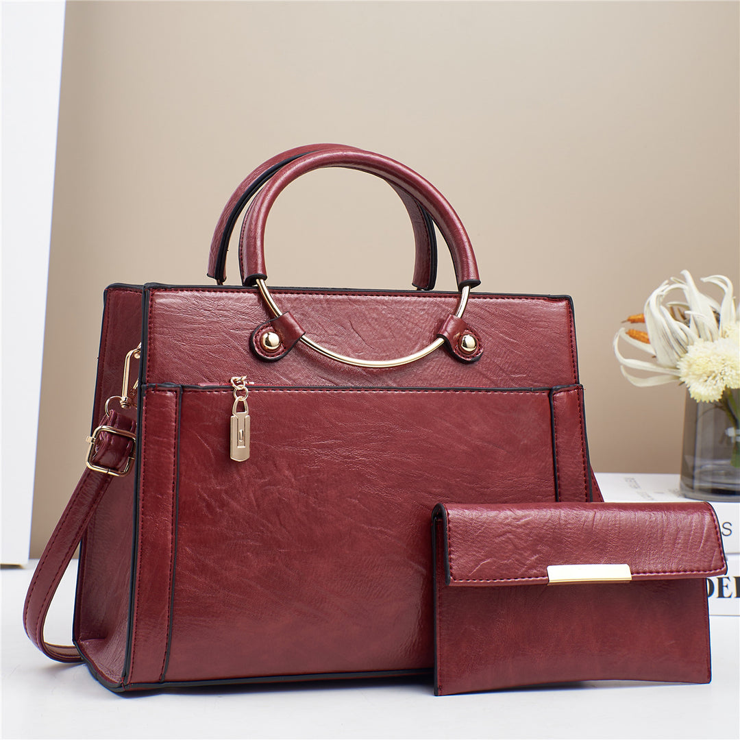 Damen Designer Handtasche mit abnehmbarer Clutch Nord Taschen