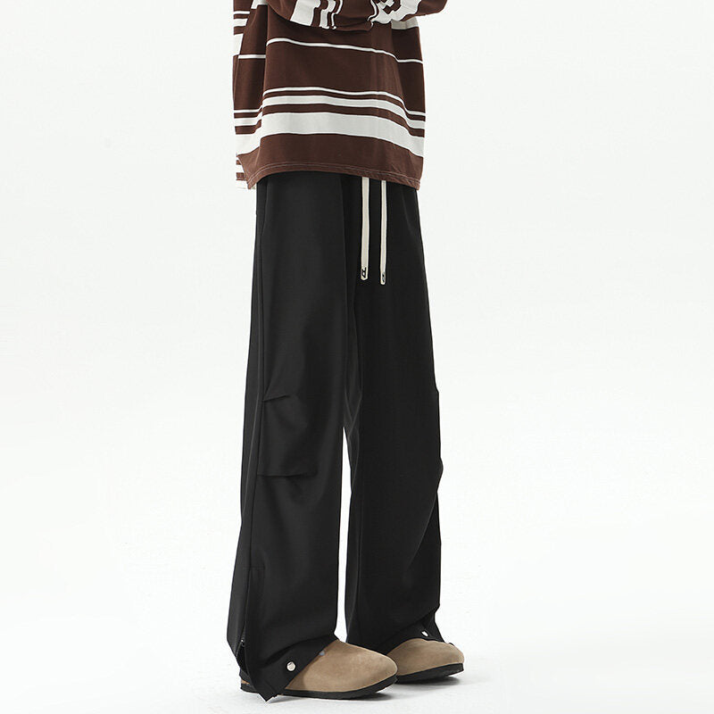 Damen Weite Cargo-Loungehose mit elastischem Bund, Tunnelzug und verstellbarem Saum Nord Taschen