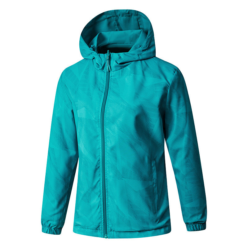 Damen Leichte technische Kapuzenjacke wasserabweisend mit Vollzip und elastischen Bündchen Nord Taschen