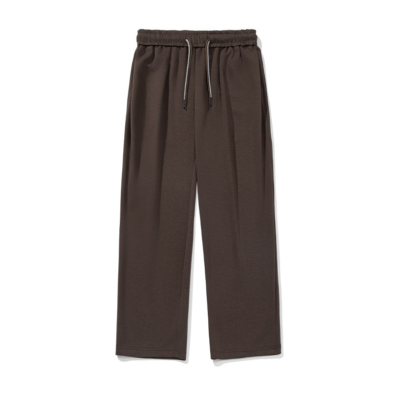 Unisex Weite Lounge-Palazzo-Hose mit Kellerfalten, elastischem Bund und Kordelzug Nord Taschen