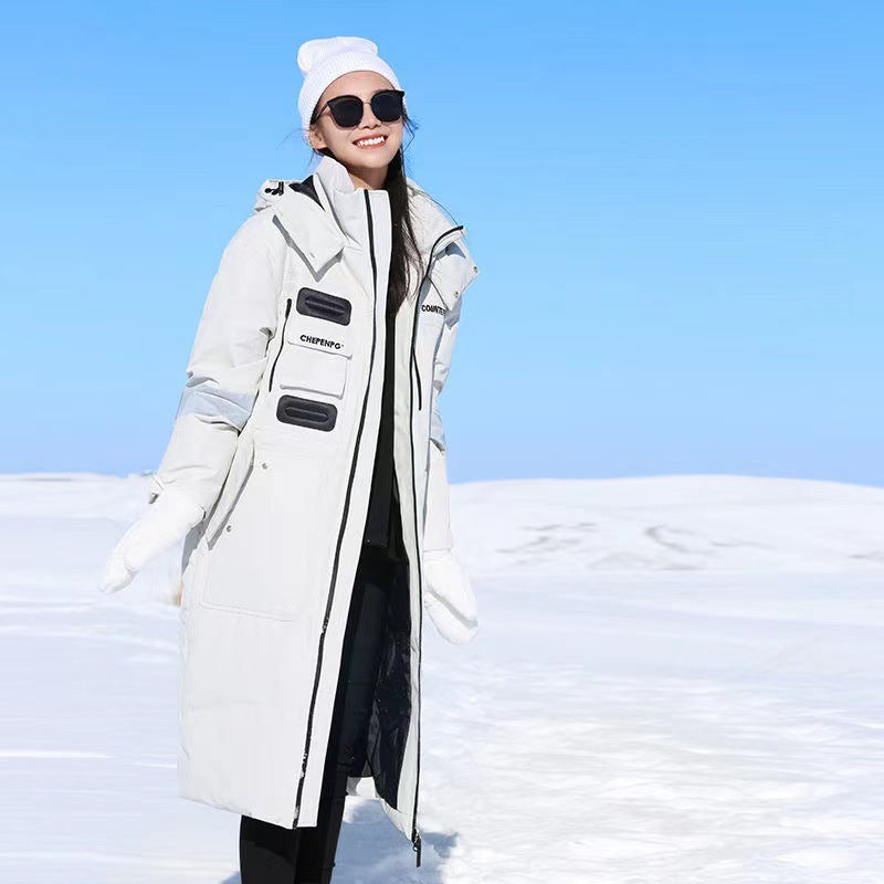 Herren Wärmender wasserdichter Winterparka mit Kapuze und reflektierenden Details Nord Taschen